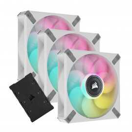 Corsair ML120 Elite RGB Blanc Triple Pack