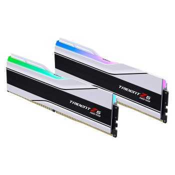 G.Skill Trident Z5 Neo RGB Series 32 Go (2x 16 Go) DDR5 6000 MHz CL30 - Blanc