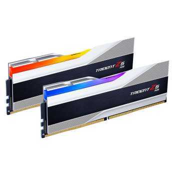 G.Skill Trident Z5 RGB 32 Go (2 x 16 Go) DDR5 6400 MHz CL32 - Argent