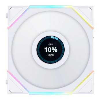 Lian Li Uni Fan TL120 LCD (blanc)