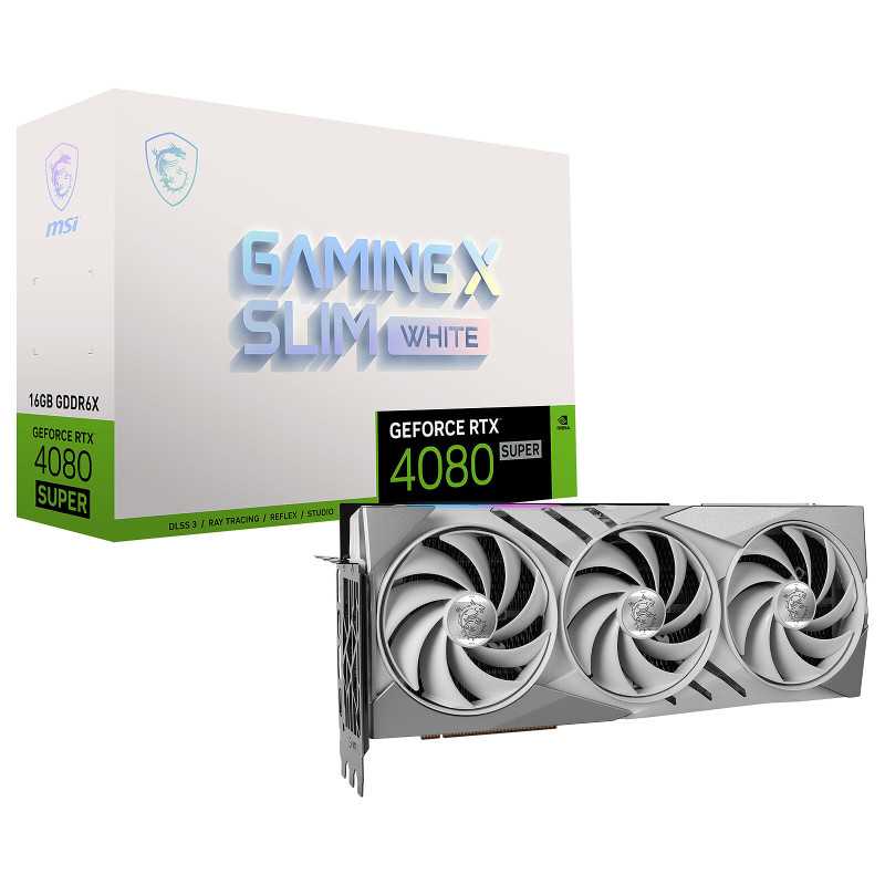 MSI GeForce RTX 4080 SUPER 16G GAMING X SLIM WHITE