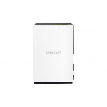 QNAP TS-228 serveur de stockage NAS Mini Tower 1 Go DDR3 QNAP Turbo System Noir, Blanc