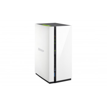 QNAP TS-228 serveur de stockage NAS Mini Tower 1 Go DDR3 QNAP Turbo System Noir, Blanc