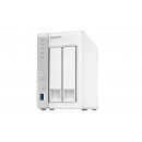 QNAP TS-231P serveur de stockage NAS Bureau Annapurna Labs AL212 1 Go DDR3 QNAP Turbo System Gris, Blanc