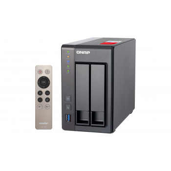 QNAP TS-251+ NAS Tower Intel® Celeron® J1900 2 Go DDR3L QNAP QTS Gris