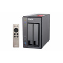 QNAP TS-251+ NAS Tower Intel® Celeron® J1900 2 Go DDR3L QNAP QTS Gris