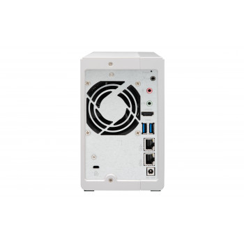 QNAP TS-251A NAS Tower Intel® Celeron® N3060 4 Go DDR3L QNAP Turbo System Vert, Blanc