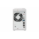 QNAP TS-251A NAS Tower Intel® Celeron® N3060 4 Go DDR3L QNAP Turbo System Vert, Blanc