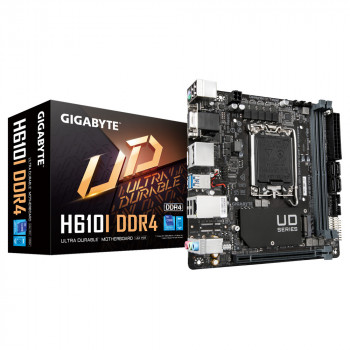 GIGABYTE H610I DDR4 carte mère Intel H610 Express LGA 1700 mini ITX