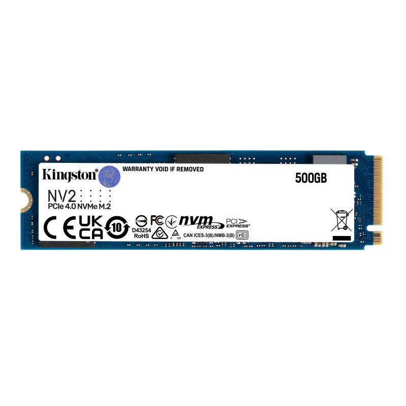 Kingston Technology 500G NV2 M.2 2280 PCIe 4.0 NVMe SSD