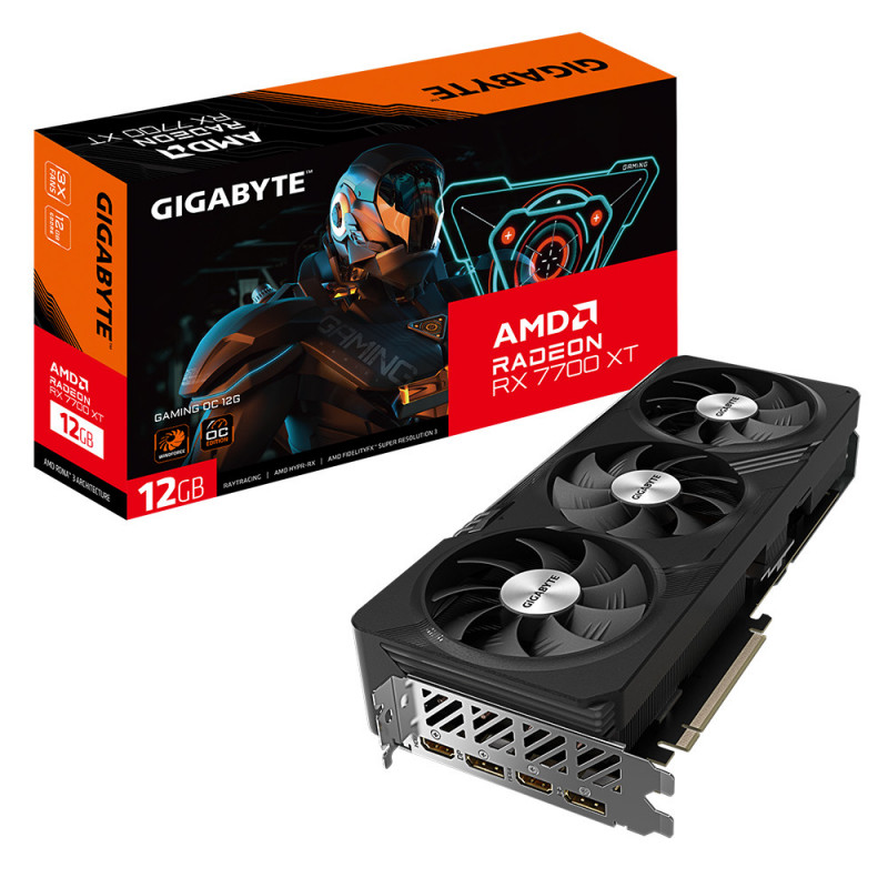 GIGABYTE GAMING Radeon RX 7700 XT OC 12G AMD 12 Go GDDR6