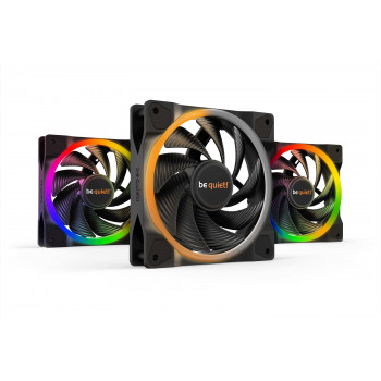 be quiet! Light Wings | 120mm PWM Triple Pack high-speed Boitier PC Ventilateur 12 cm Noir 3 pièce(s)