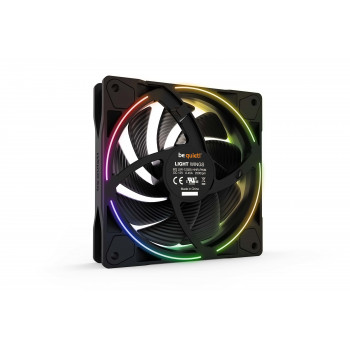 be quiet! Light Wings | 120mm PWM Triple Pack high-speed Boitier PC Ventilateur 12 cm Noir 3 pièce(s)