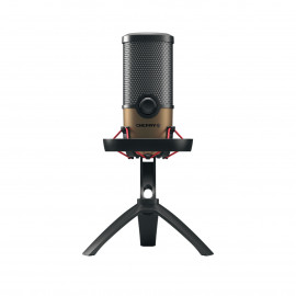 CHERRY UM 9.0 PRO RGB Noir, Cuivre Microphone de table