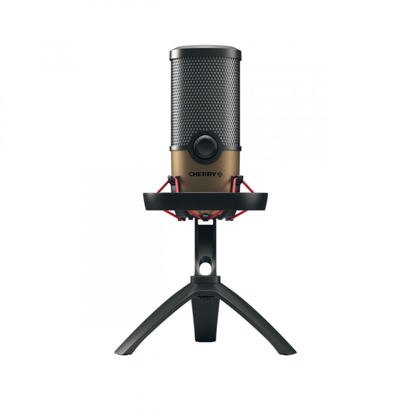 CHERRY UM 9.0 PRO RGB Noir, Cuivre Microphone de table