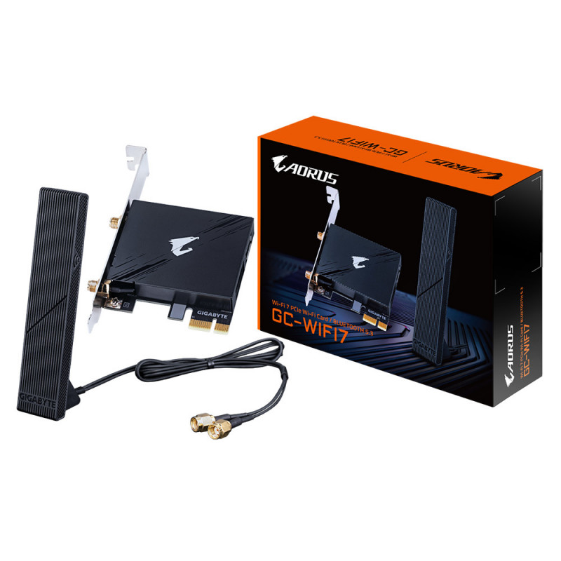 GIGABYTE GC-WIFI7 carte réseau Interne WLAN   Bluetooth 5800 Mbit s