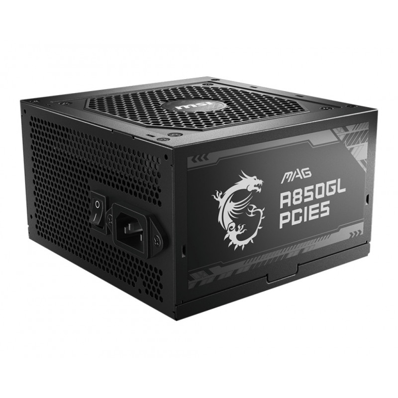 MSI MAG A850GL PCIE5 unité d'alimentation d'énergie 850 W 20+4 pin ATX ATX Noir