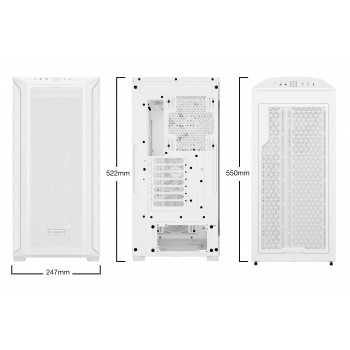 be quiet! Shadow Base 800 FX White Midi Tower Blanc