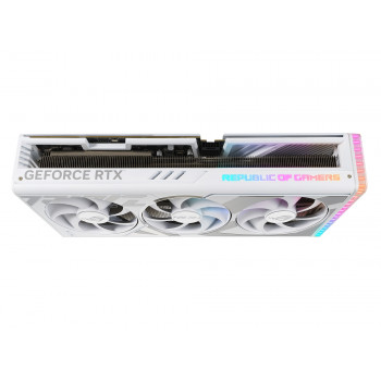 ASUS ROG -STRIX-RTX4090-O24G-WHITE NVIDIA GeForce RTX 4090 24 Go GDDR6X