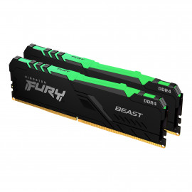 Kingston Technology FURY Beast RGB module de mémoire 16 Go 2 x 8 Go DDR4 3600 MHz