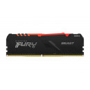 Kingston Technology FURY Beast RGB module de mémoire 16 Go 2 x 8 Go DDR4 3600 MHz