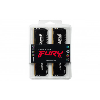 Kingston Technology FURY Beast RGB module de mémoire 16 Go 2 x 8 Go DDR4 3600 MHz