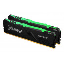 Kingston Technology FURY Beast RGB module de mémoire 16 Go 2 x 8 Go DDR4 3600 MHz