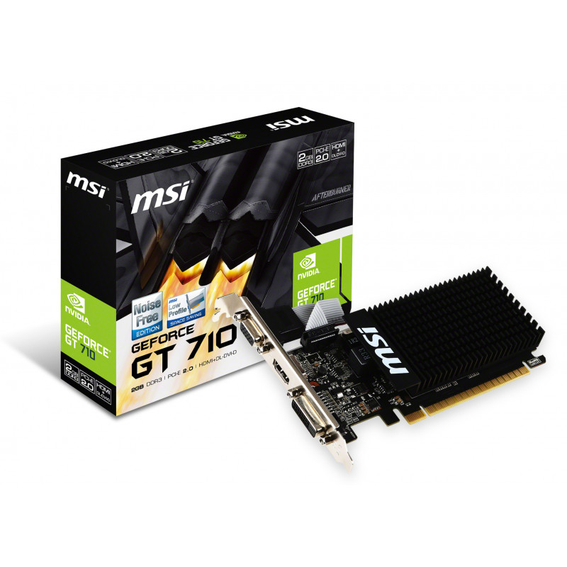 MSI V809-2000R carte graphique NVIDIA GeForce GT 710 2 Go GDDR3