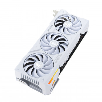 ASUS TUF Gaming TUF-RTX4070TIS-O16G-BTF-WHITE NVIDIA GeForce RTX 4070 Ti SUPER 16 Go GDDR6X