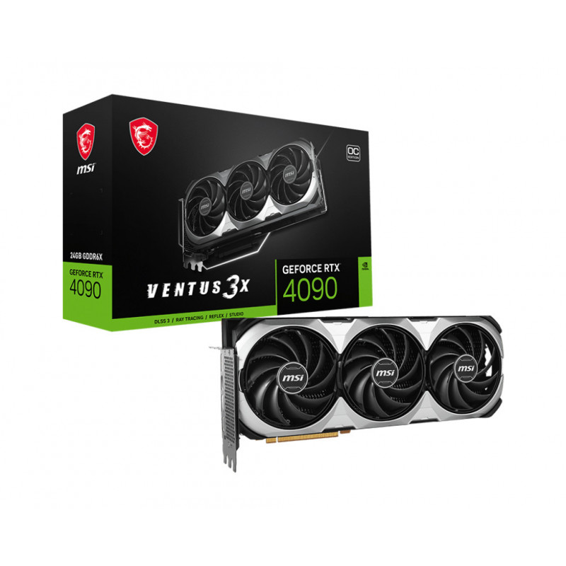 MSI VENTUS GeForce RTX 4090 3X E 24G OC NVIDIA 24 Go GDDR6X