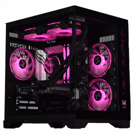 PC Gamer Crystal Mini Black