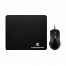 Volkano Slick series wired USB mouse with mousepad combo