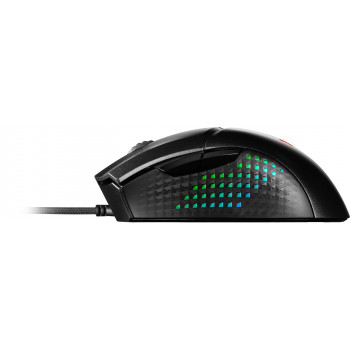 MSI CLUTCH GM51 LIGHTWEIGHT WIRELESS souris Jouer Droitier RF Wireless + Bluetooth + USB Type-C Optique 26000 DPI