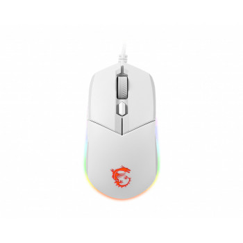 MSI CLUTCH GM11 WHITE souris Jouer Ambidextre USB Type-A Optique 5000 DPI