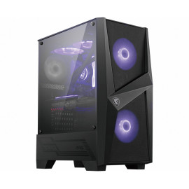 MSI MAG Forge 100M Midi Tower Noir, Transparent