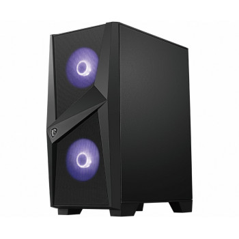 MSI MAG Forge 100M Midi Tower Noir, Transparent