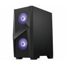 MSI MAG Forge 100M Midi Tower Noir, Transparent