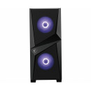 MSI MAG Forge 100M Midi Tower Noir, Transparent