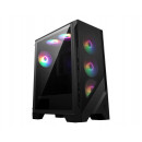 MSI MAG FORGE 120A AIRFLOW unité centrale Midi Tower Noir, Transparent