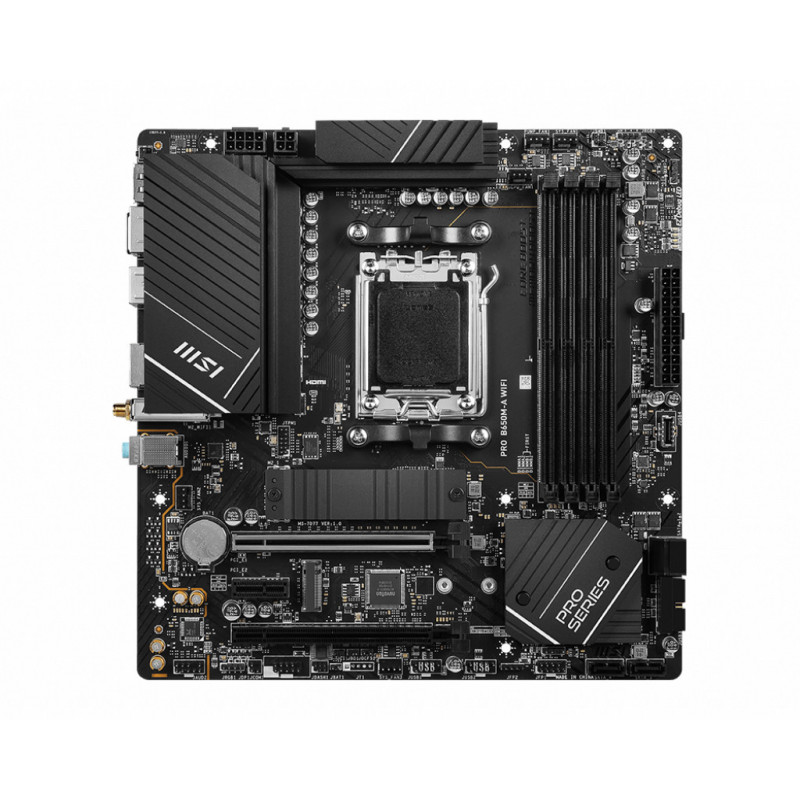 MSI PRO B650M-A WIFI AMD B650 Emplacement AM5 micro ATX