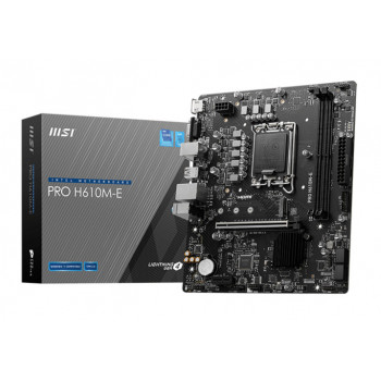 MSI PRO H610M-E carte mère Intel H610 LGA 1700 micro ATX