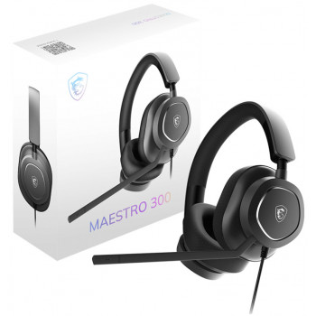 MSI Maestro 300 Casque Avec fil Arceau Jouer USB Type-C   USB Type-A Noir