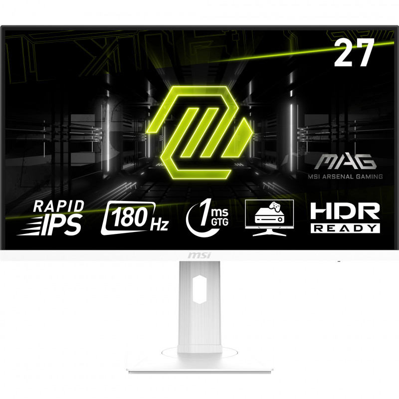 MSI MAG 274PFW écran plat de PC 68,6 cm (27") 1920 x 1080 pixels Full HD Blanc