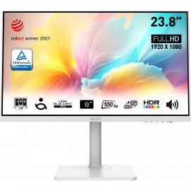 MSI Modern MD2412PW écran plat de PC 60,5 cm (23.8") 1920 x 1080 pixels Full HD Blanc