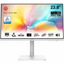 MSI Modern MD2412PW écran plat de PC 60,5 cm (23.8") 1920 x 1080 pixels Full HD Blanc