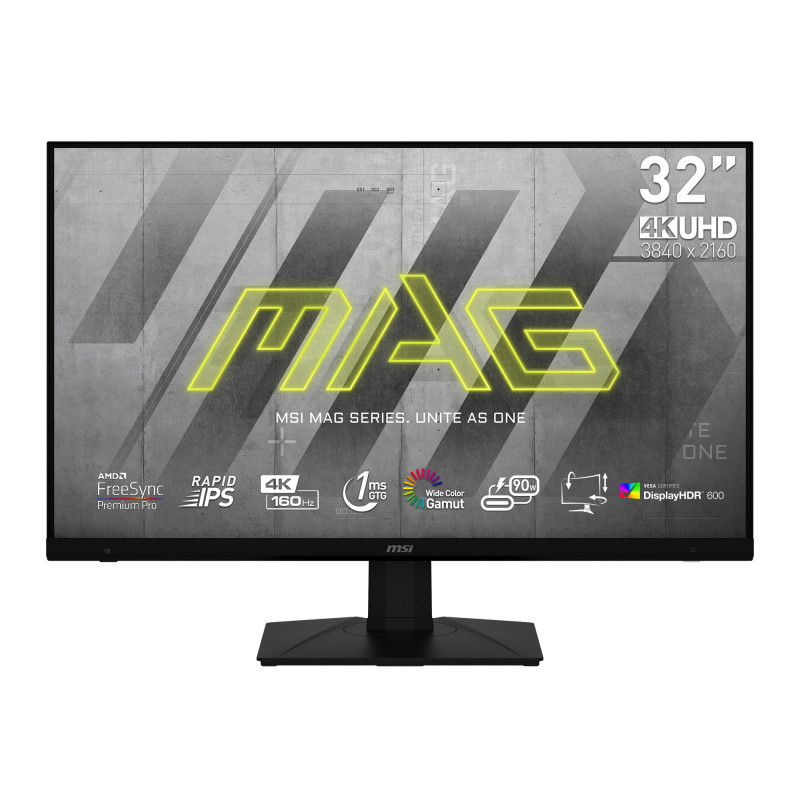 MSI MAG 323UPF écran plat de PC 81,3 cm (32") 3840 x 2160 pixels 4K Ultra HD Noir