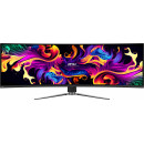 MSI MPG 491CQP QD-OLED écran plat de PC 124,5 cm (49") 5120 x 1440 pixels DQHD QDOLED Noir