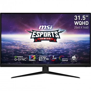 MSI G321Q écran plat de PC 80 cm (31.5") 2560 x 1440 pixels Wide Quad HD Noir