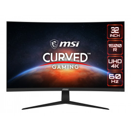 MSI Optix G321CU écran plat de PC 80 cm (31.5") 3840 x 2160 pixels 4K Ultra HD Noir