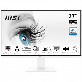 MSI Pro MP273AW écran plat de PC 68,6 cm (27") 1920 x 1080 pixels Full HD LED Blanc